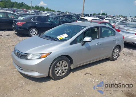 2012 Honda Civic Lx z USA, uszkodzony, nr VIN 19XFB2F52CE376861